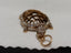 0.50 CTTW Old Cut Natural Diamond G-H SI Turtle Pendant 3.2 Dwt 18KT Gold