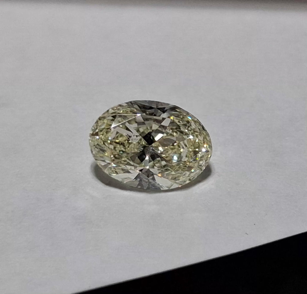 IGI 1.20 CT Natural Oval Brilliant L SI1 EX VG
