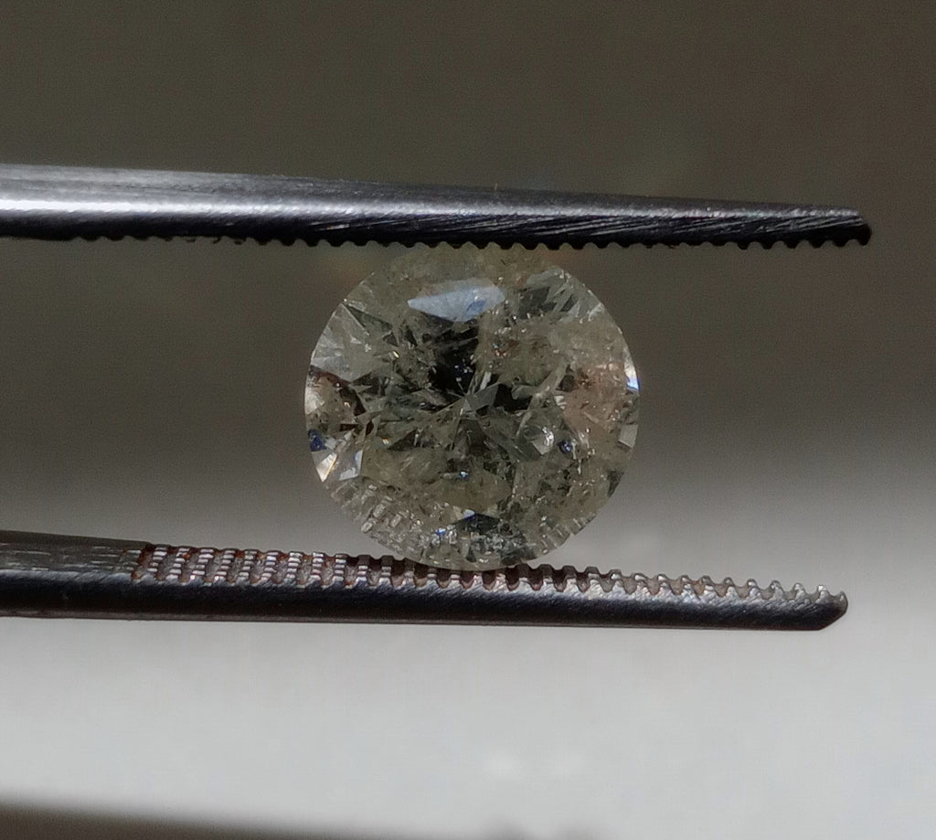 3.00 CT Natural Round Brilliant IJ Imperfect