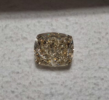GIA 1.70 CT Natural Cushion Modified Brilliant WX Light Brown VS1