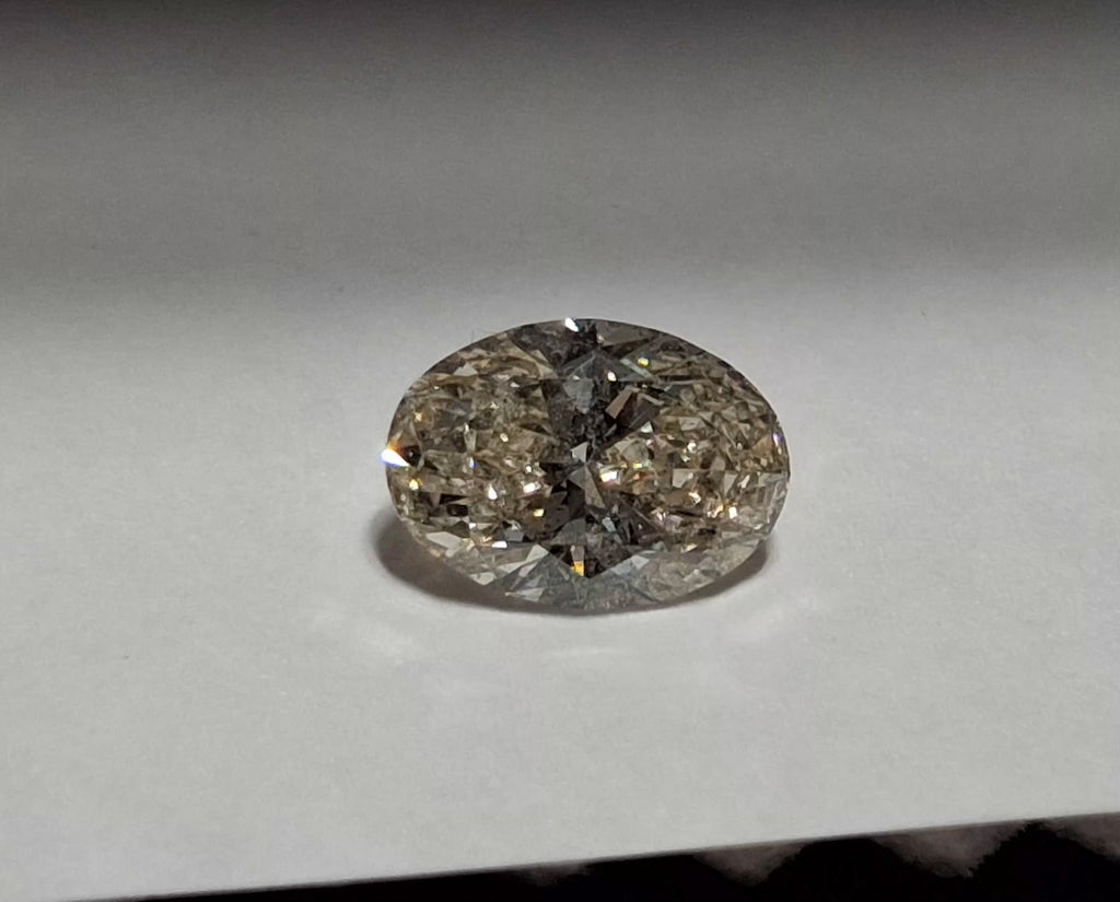 IGI 1.02 CT Natural Oval K SI2 VG EX EX