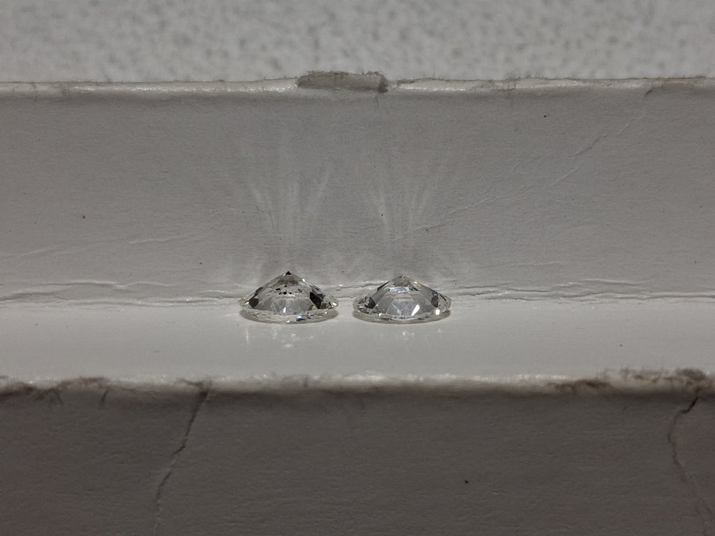 GIA 0.73 TCW Natural Oval Brilliant Match FG SI1-SI2 Nice makes
