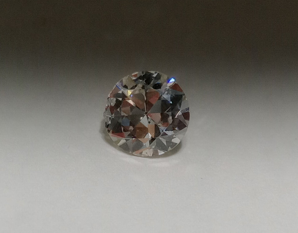 0.55 CT Old European Cut Natural Diamond G-H SI2 Chipped