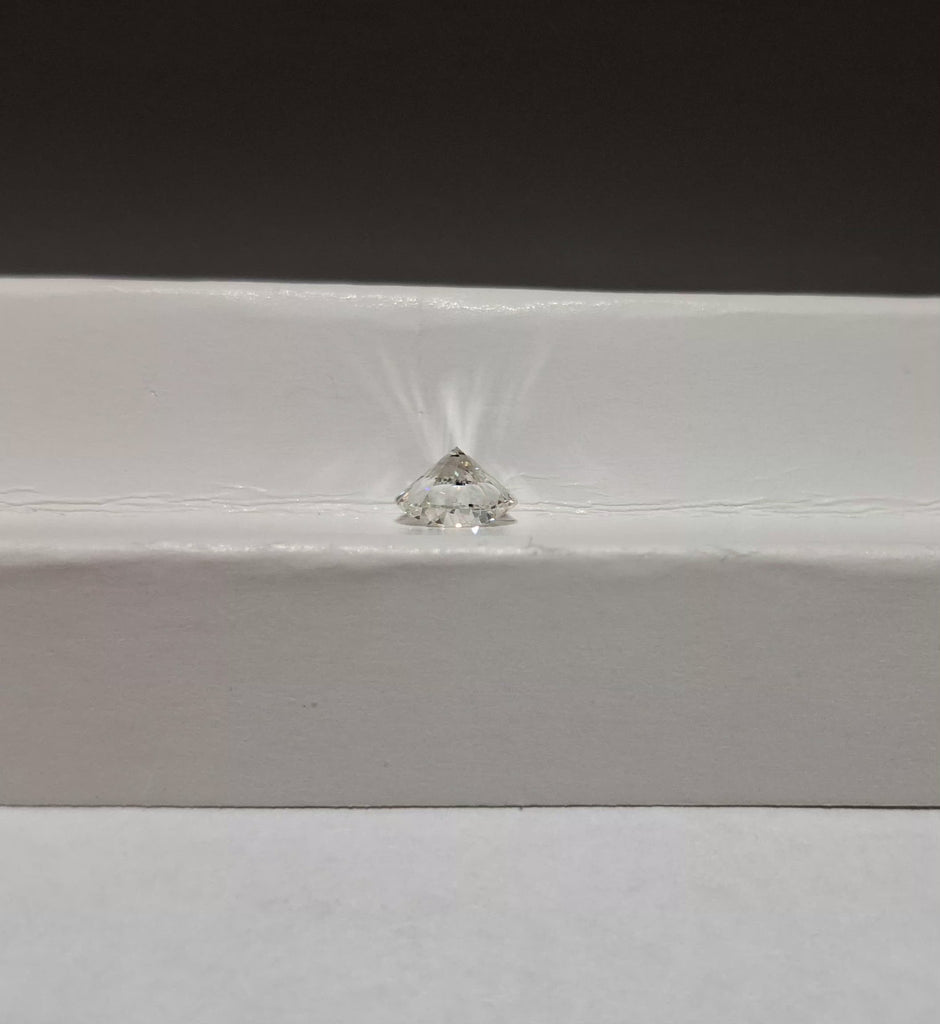 GIA 1.00 CT Natural Round H SI2 EX-VG-EX