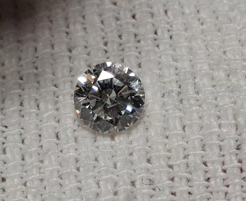 0.50 CT Natural Round Brilliant I SI2
