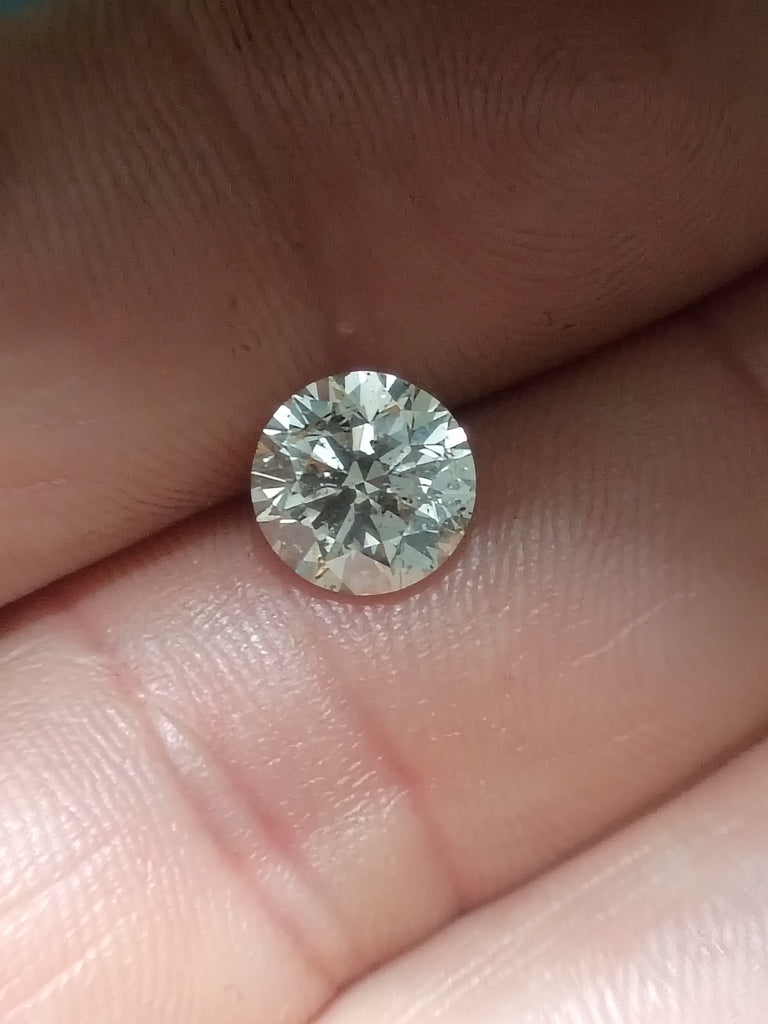 2.01 CT IGI Round Brilliant Natural Diamond L I1