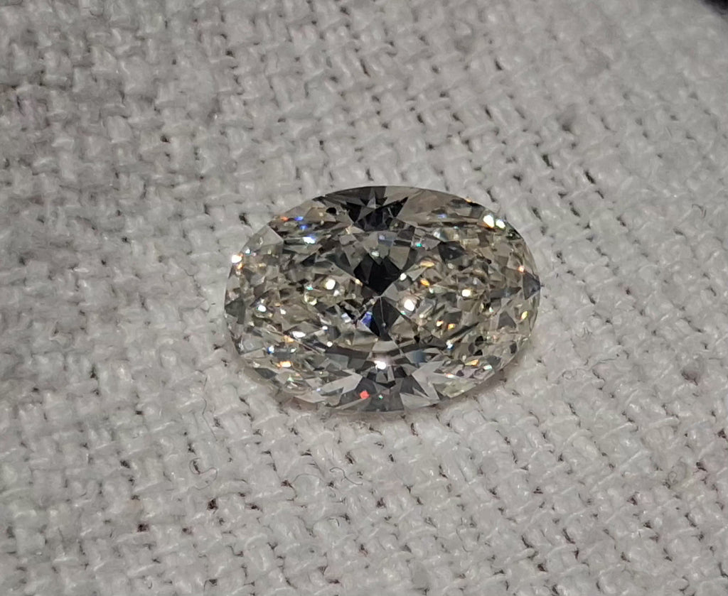 GIA 3.02 CT Natural Oval I SI2