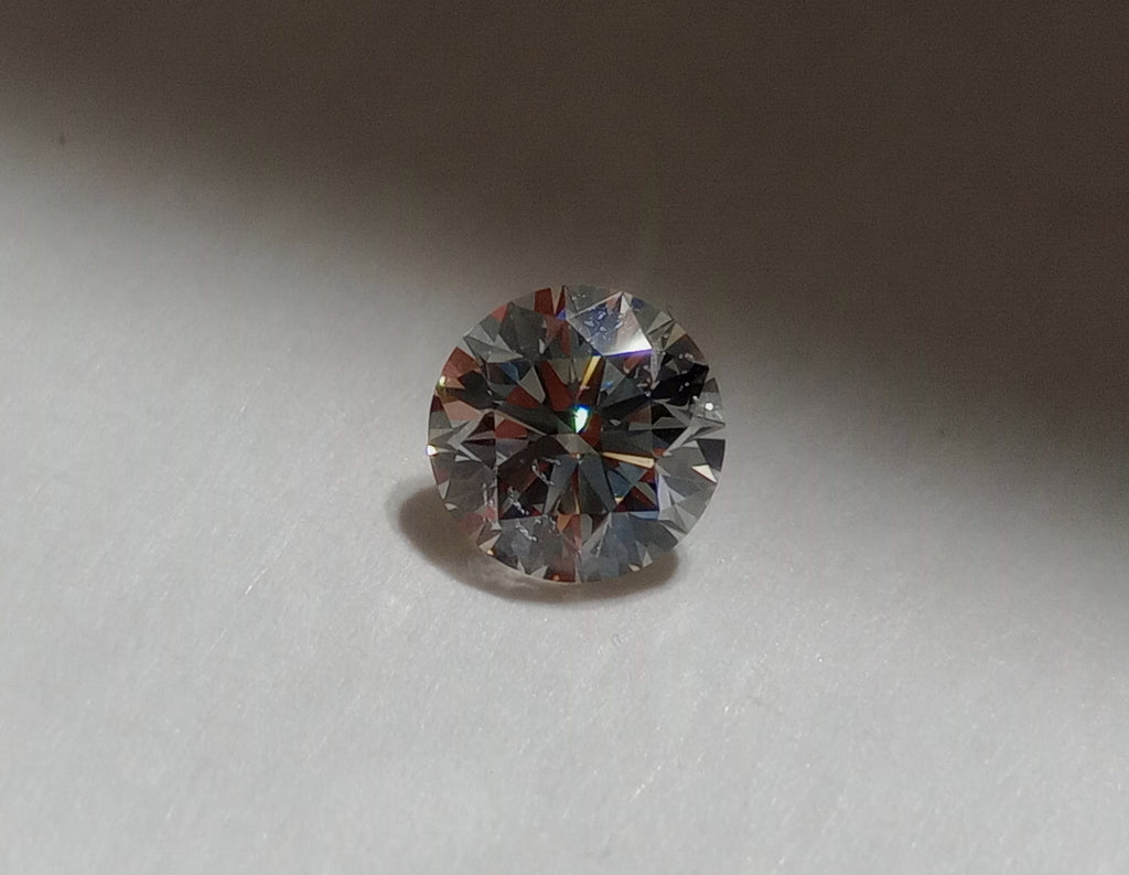 0.71 CT GIA Round Brilliant Natural Diamond H I1 XX