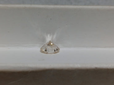 0.50 CT Round Brilliant Natural Diamond K VS2-SI1 Brown Tinge
