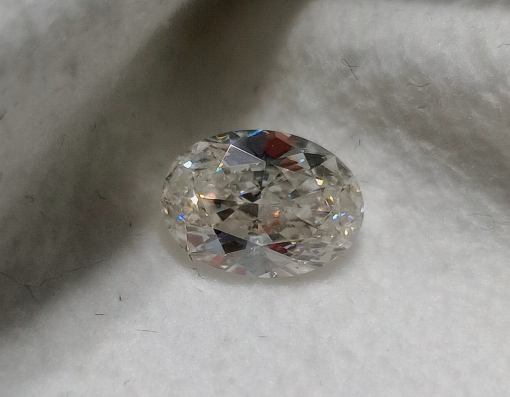 1.10 CT GIA Oval Shaped Natural Diamond I VS2