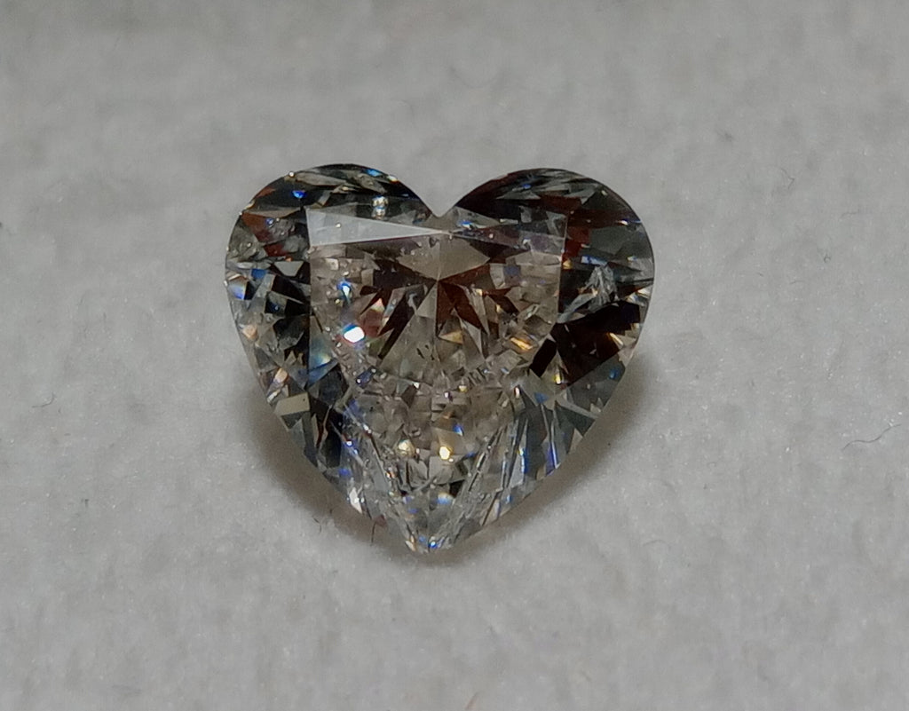 2.01 CT HRD Heart Shaped Natural Diamond G SI2