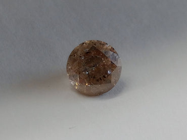 1.18 CT Round Brown Natural Diamond I2-I3