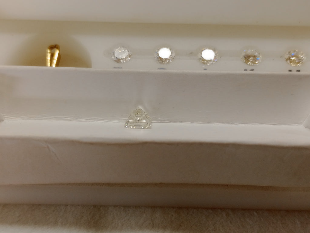GIA 1.22 CT Natural Princess Cut, K SI2