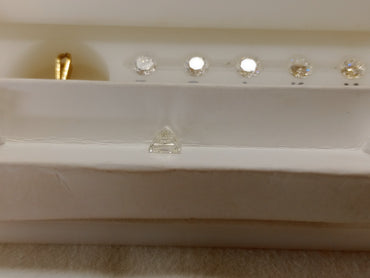 GIA 1.22 CT Natural Princess Cut, K SI2
