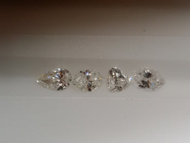 1.31 CTTW Fancy Cut Natural Diamonds Mix (4) G-H-I SI1+