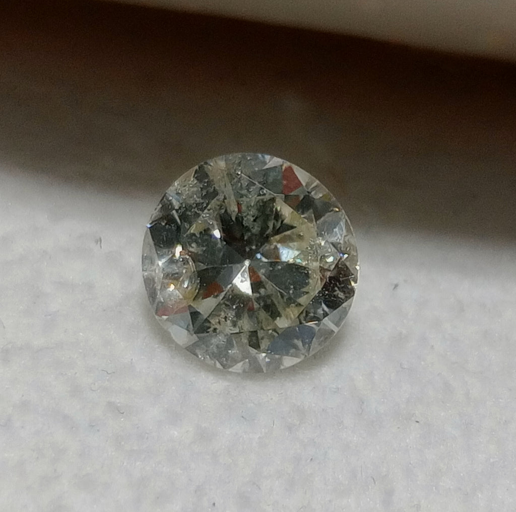 1.09 CT Transitional Cut Natural Diamond J-K I2