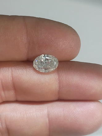 2.51 CT IGI Oval Brilliant Natural Diamond G SI2