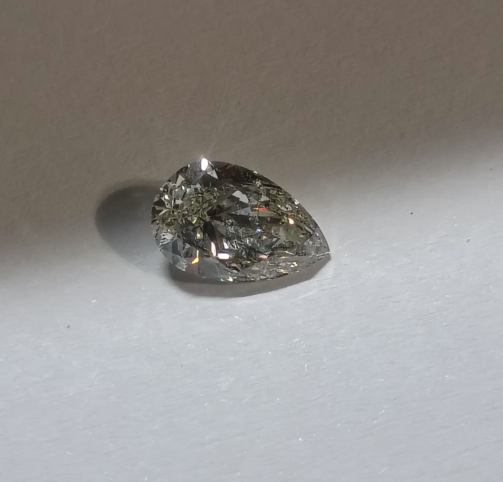 1.50 CT IGI Pear Brilliant Natural Diamond I I1