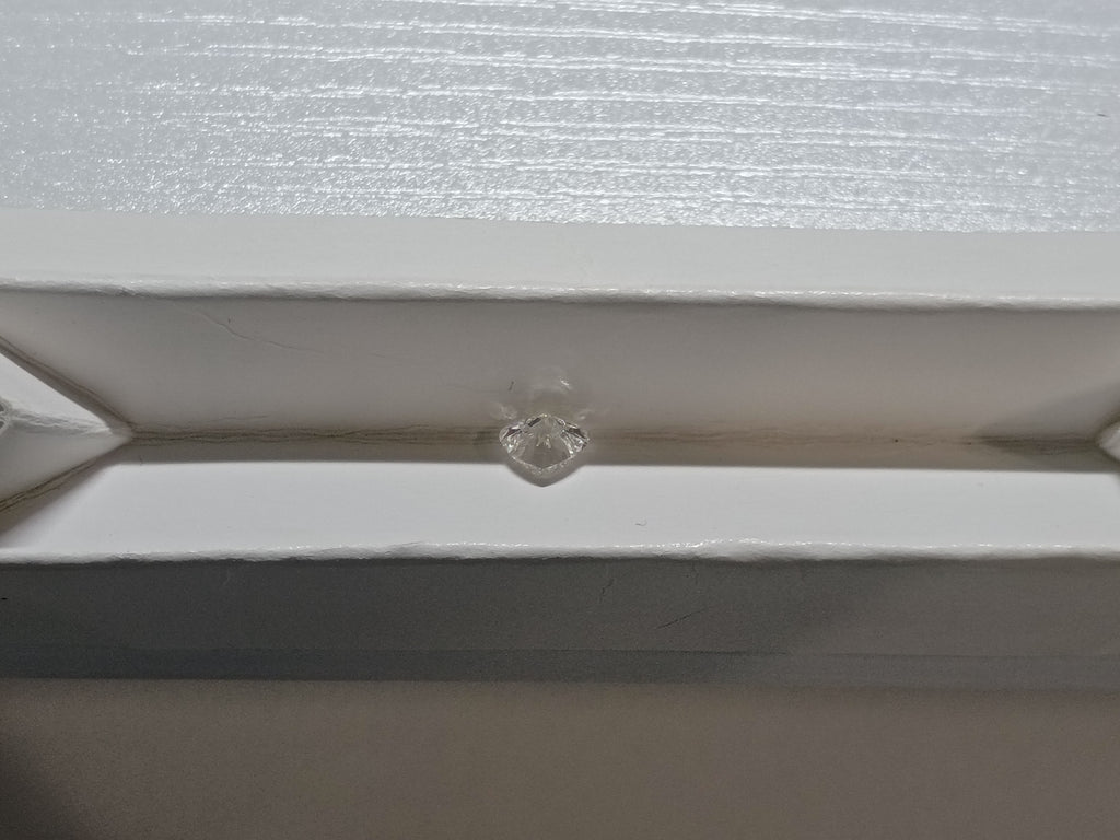 0.70 CT GIA Heart Brilliant Natural Diamond F SI2