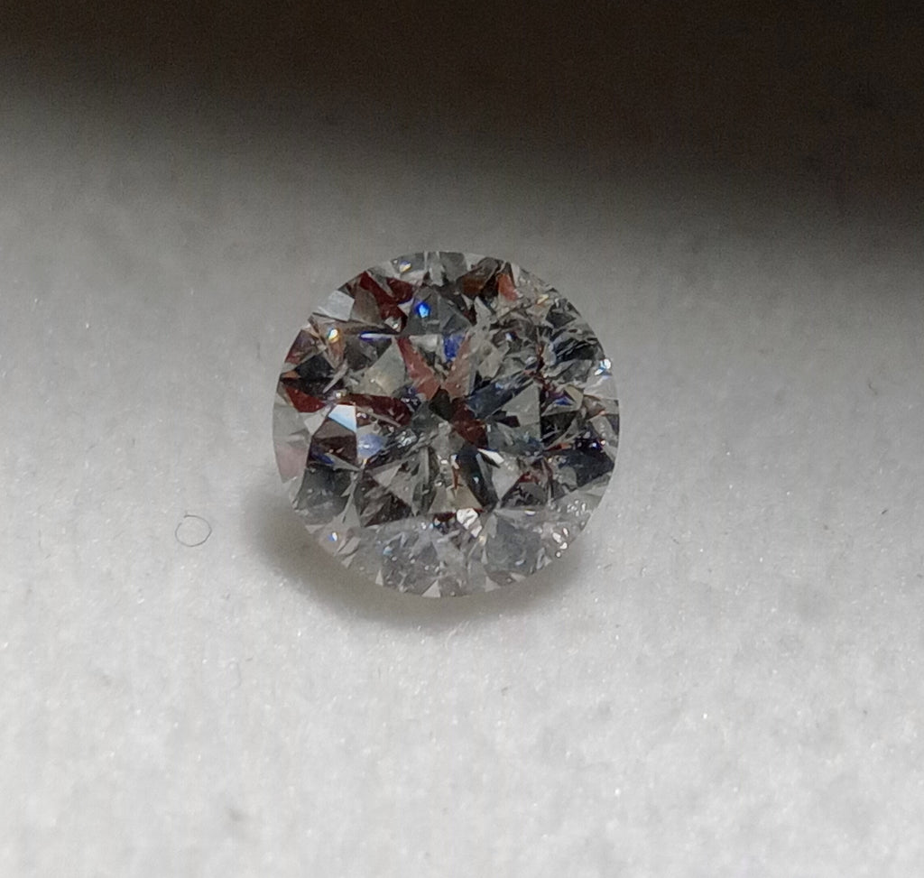 0.97 CT Round Brilliant Natural Diamond F-G I2