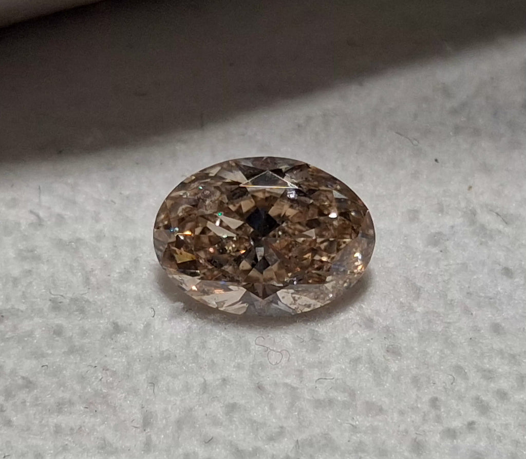 IGI 1.50 CT Natural Oval Brilliant Q-R SI2 VG EX EX