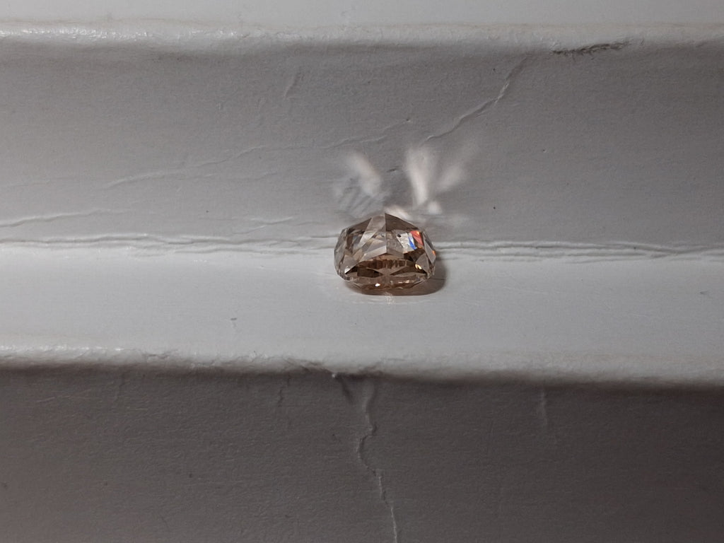 1.01 CT Natural Cushion Rosey Pink SI1
