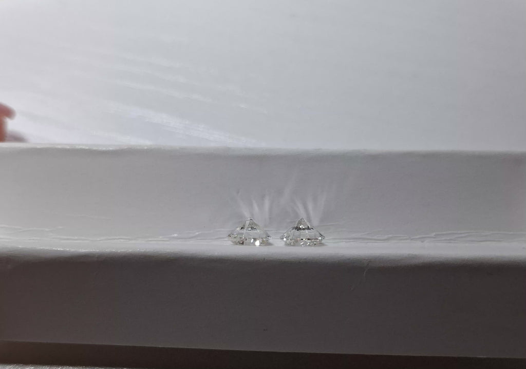 GIA 1.40 CTW Natural Round G-H I1-SI2 XXX Matched Pair