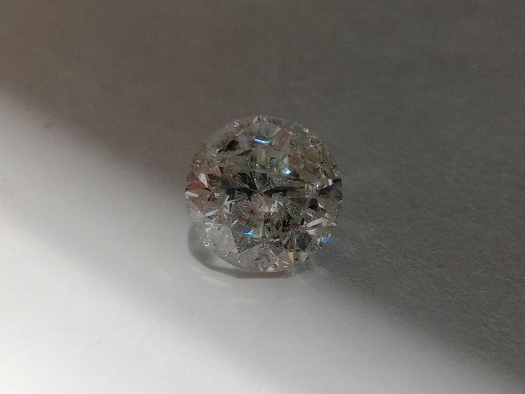 2.03 CT Round Brilliant Natural Diamond I I2-I3