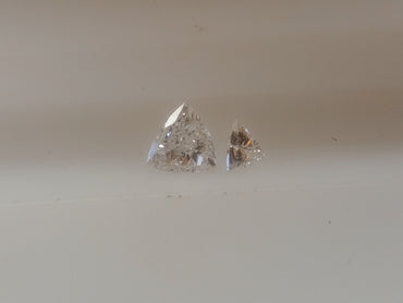 .27 TCW G-H SI+ Natural Trilliants (2 stones)