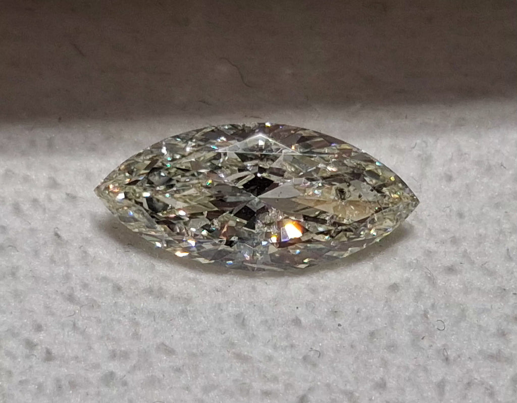 IGI 1.90 CT Natural Marquise Brilliant L SI2 EX EX