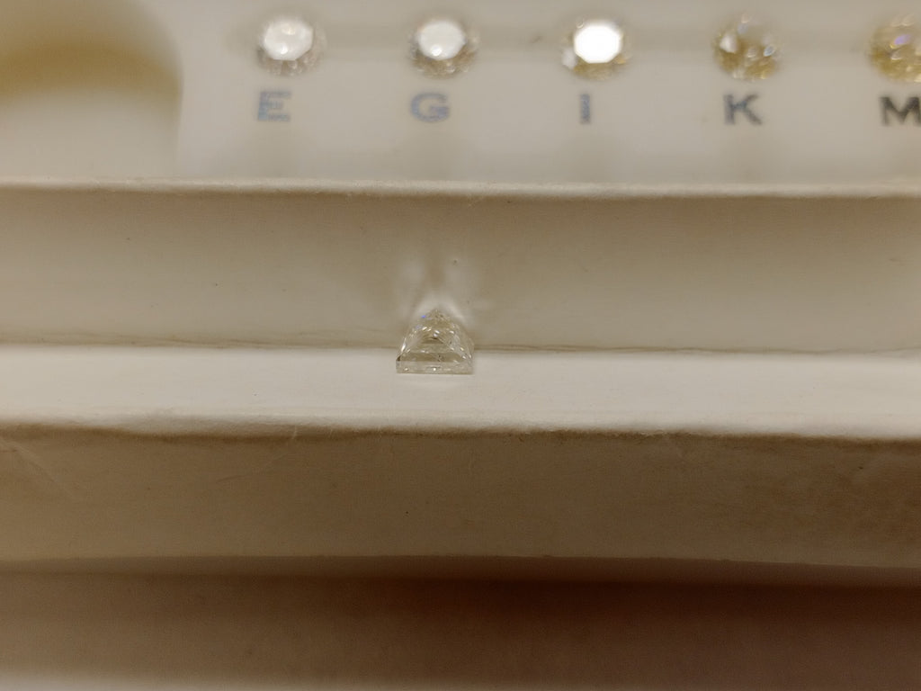 0.73 CT Natural Princess Cut HI SI2
