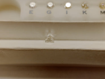 0.73 CT Natural Princess Cut HI SI2