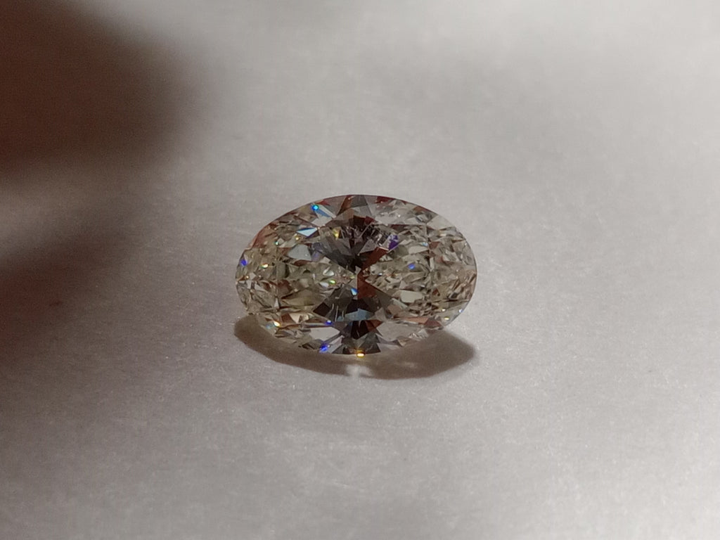 GIA 1.01 CT Natural Oval Brilliant J SI2 XX