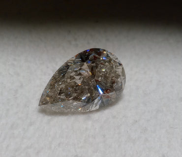 5.01 CT IGI Pear Shaped Natural Diamond H SI2