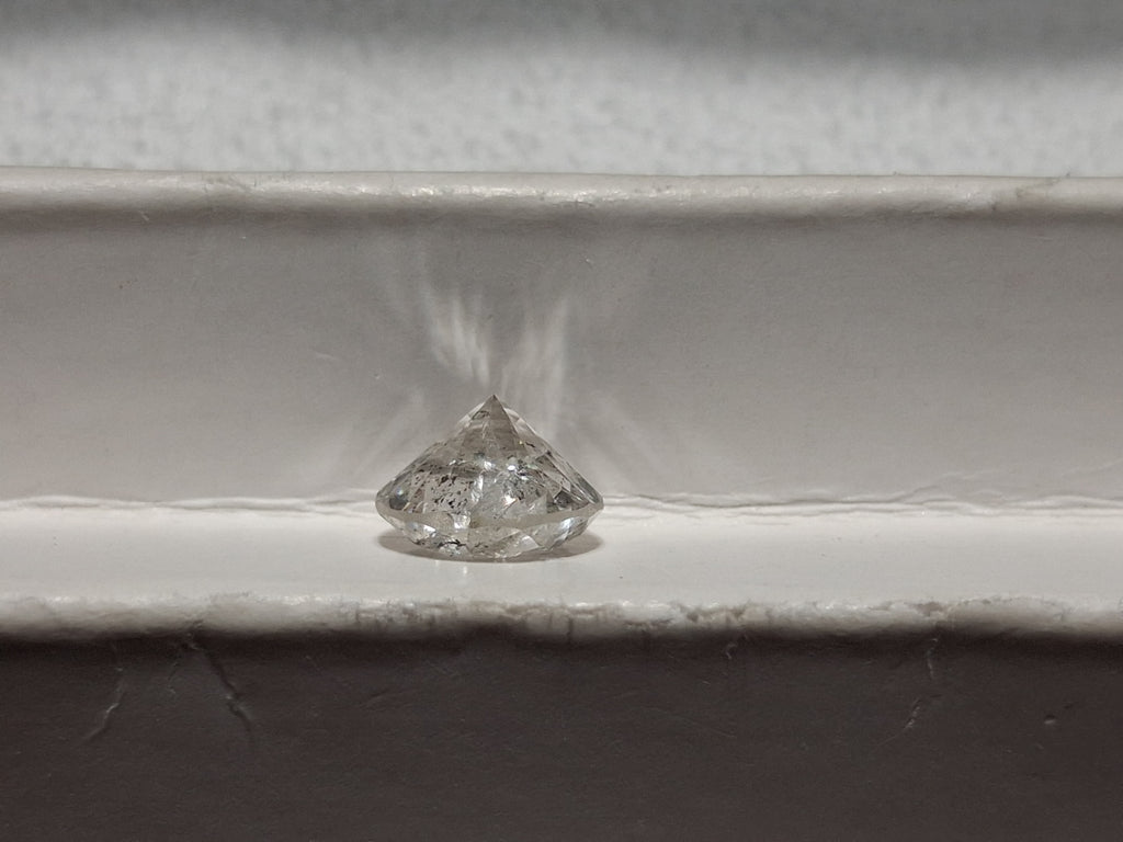 2.49 CT Natural Round Brilliant G-H Imperfect