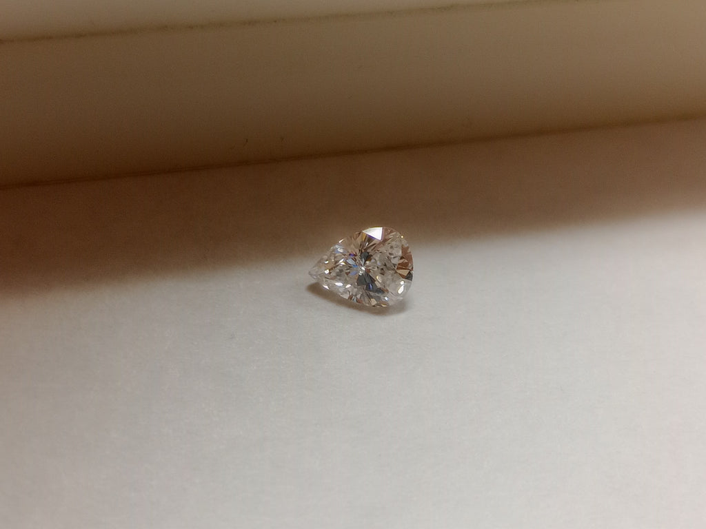 0.54 CT Natural Pear Shape GH I1