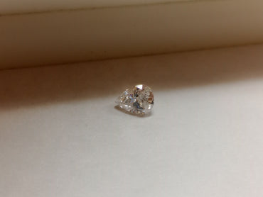 0.54 CT Natural Pear Shape GH I1