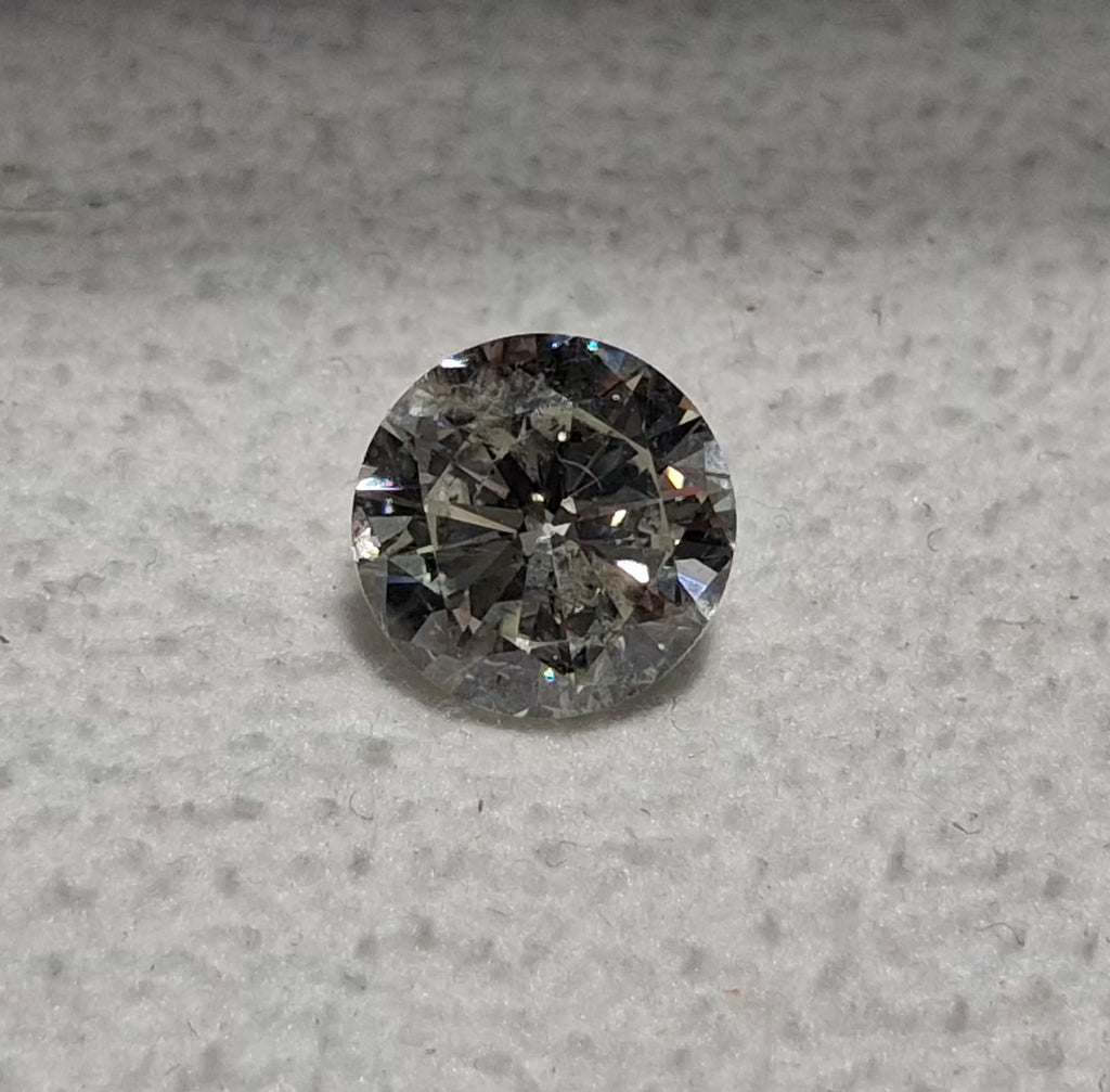 1.30 CT Natural Round Brilliant HI TOP I2