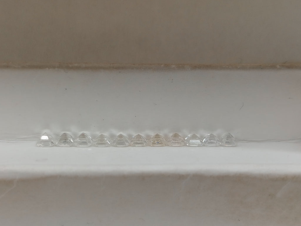 1.03 CTW Square Emerald Cut Natural Parcel G-M VS-SI1