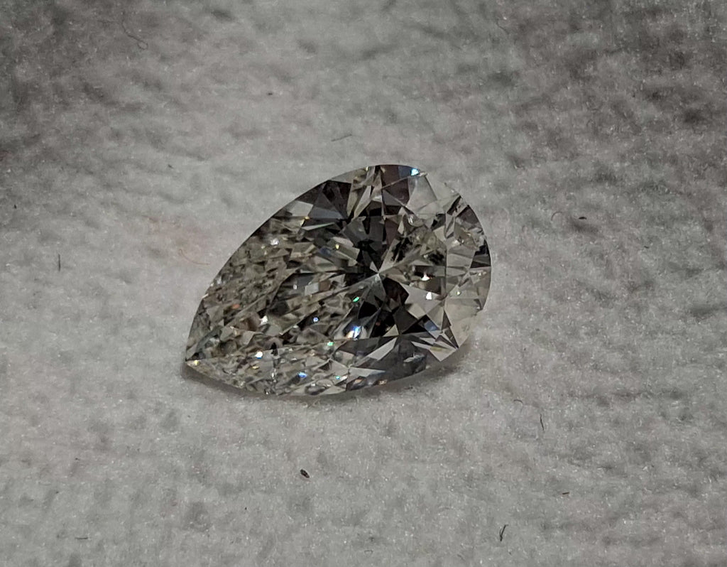 GIA 1.51 CT Natural Pear Cut Diamond J SI2