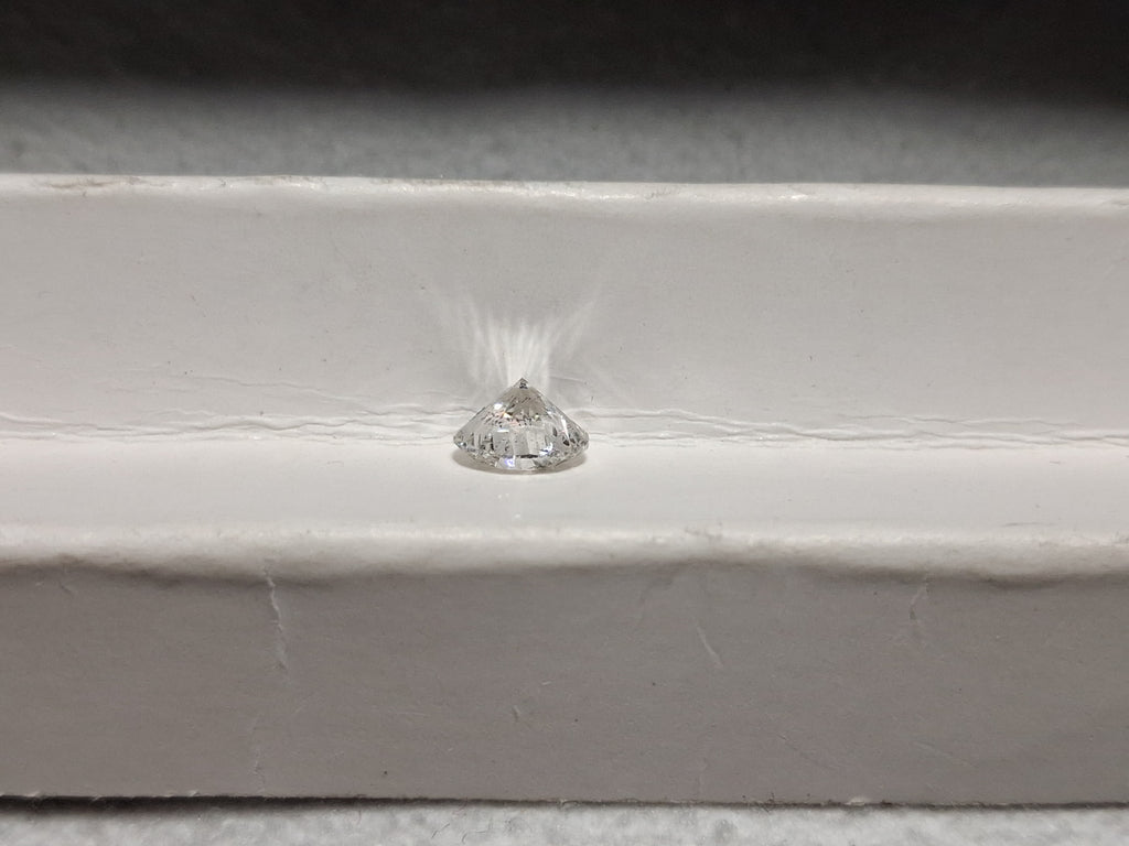0.90 CT Round Brilliant Natural Diamond G-H I1