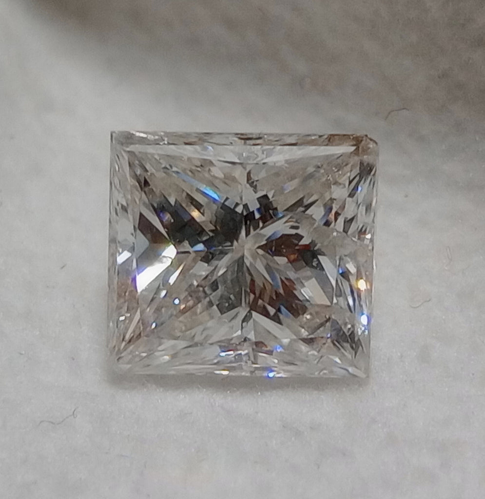 2.00 CT Princess Cut Natural Diamond H I1