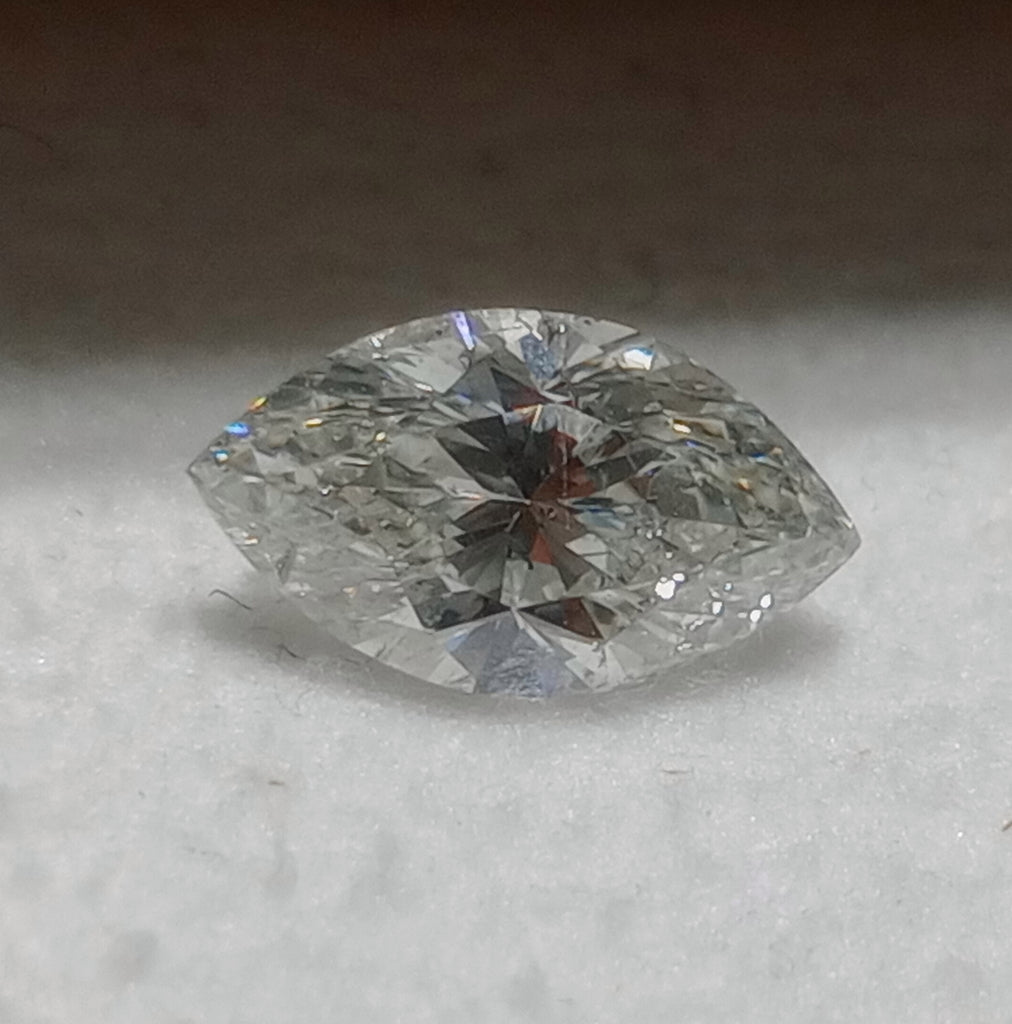 0.72 CT GIA Marquise Brilliant Natural Diamond I I1