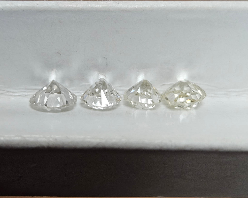 2.26 CTW Old European Cut Parcel x4 Stones SI2-I1 F-M