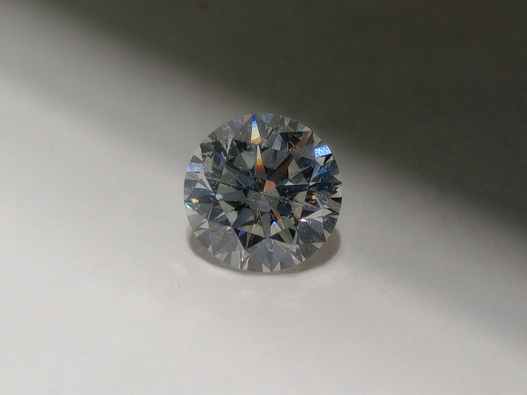 1.70 CT HRD Round Brilliant Natural Diamond F SI2 XXX