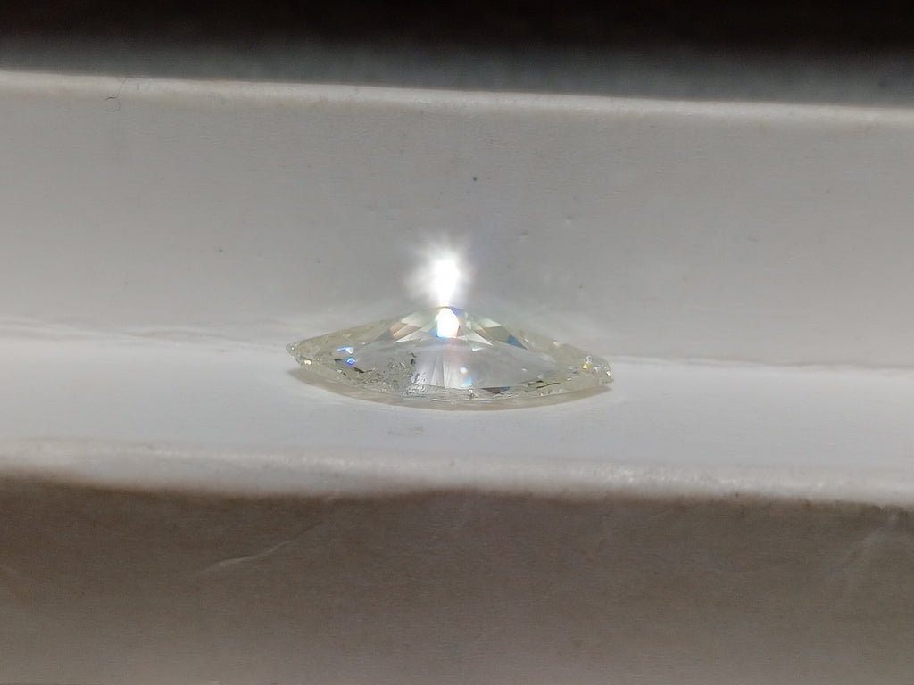2.04 CT Marquise Cut Natural Diamond L-M I1