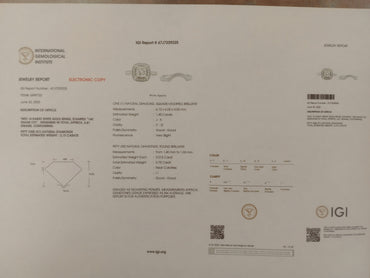 1.4 CT Princess JK, I1-I2 6.61 Grams 14k