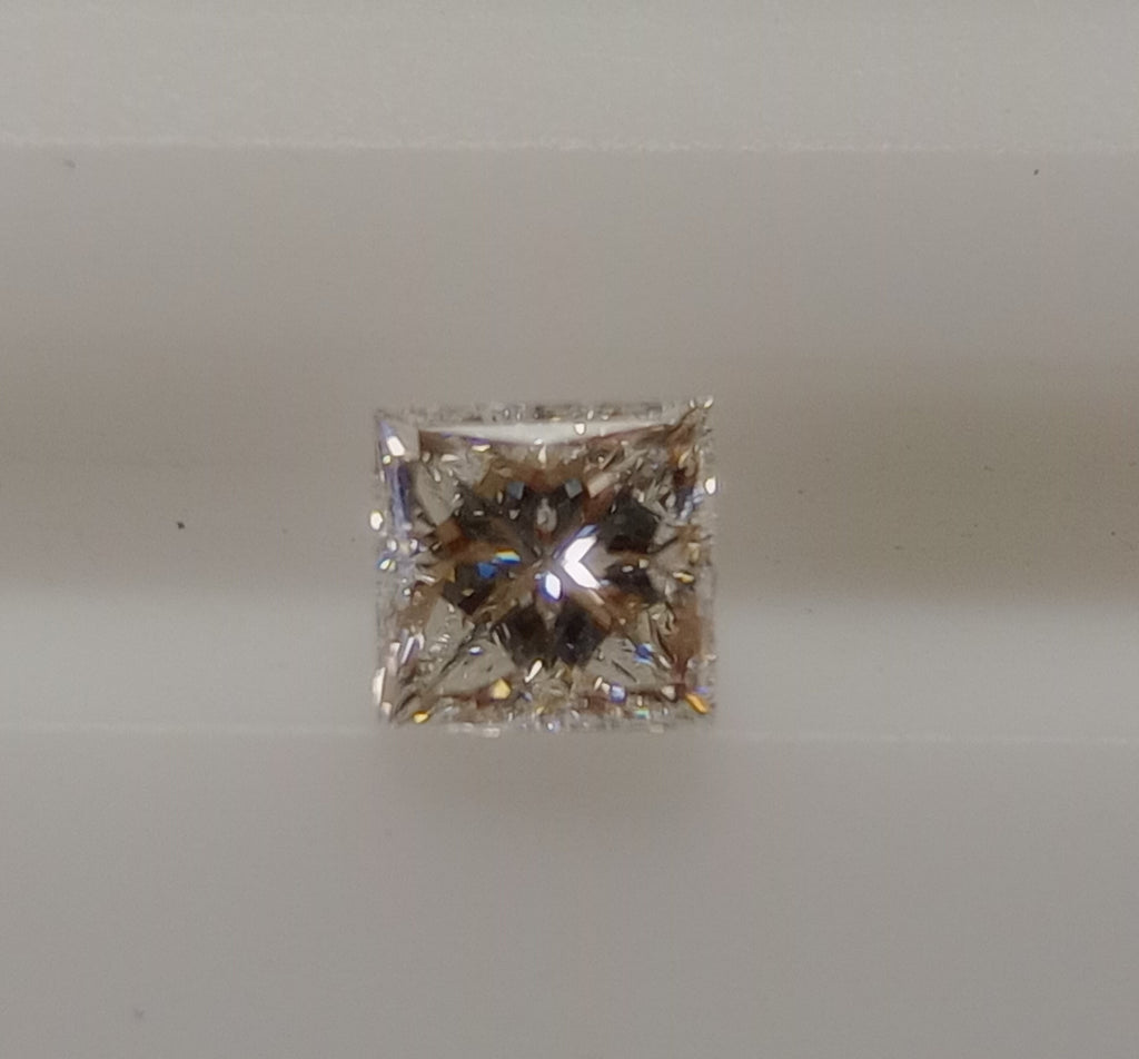 GIA 1.01 CT Natural Princess Cut I, I1