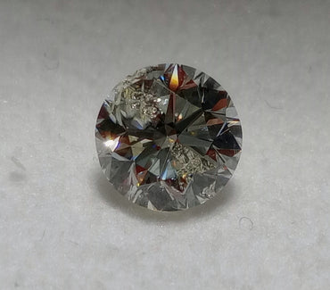 0.97 CT Round Brilliant Natural Diamond J I1-I2