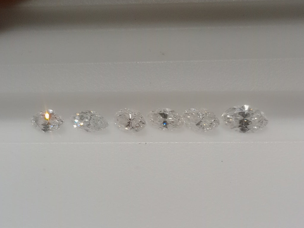 1.41 CTTW Marquise Cut Natural Diamonds (5) F-G VS-SI